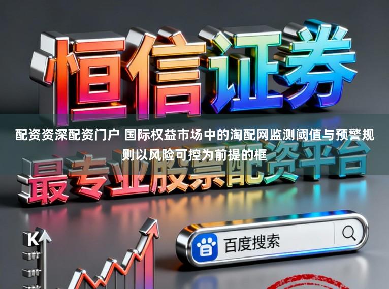 配资资深配资门户 国际权益市场中的淘配网监测阈值与预警规则以风险可控为前提的框